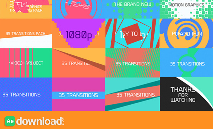 35 Cool Motion Graphics Transitions free download