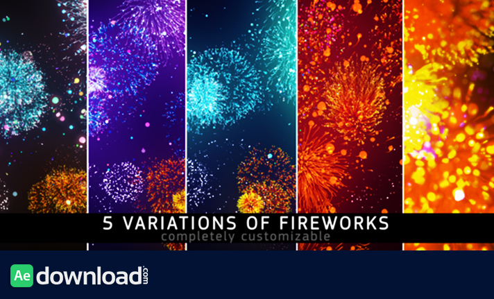 Fireworks free after effects templates