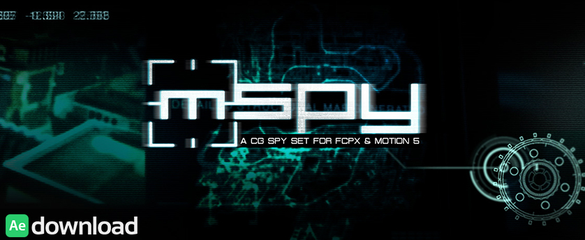 MSPY - A CG SPY SET FOR FCPX AND MOTION 5 (MOTIONVFX)