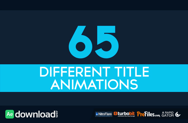 65 Minimal Title Animations Free Download After Effects Templates