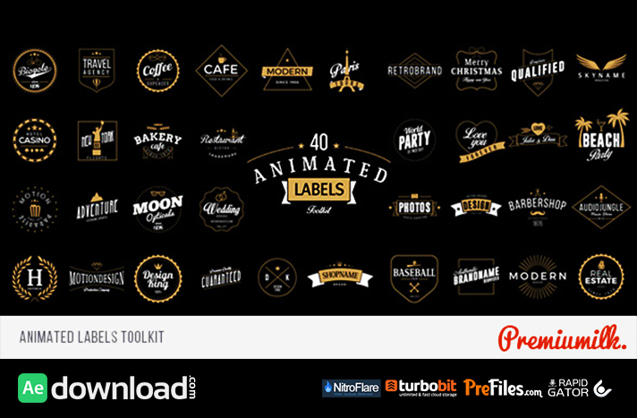 Animated Labels Toolkit Free Download After Effects Templates