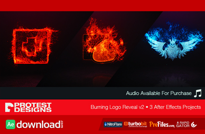 Burning Logo Reveal v2 Free Download After Effects Templates