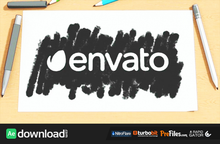 Cartoon Sketch Logo Reveal Free Download After Effects Templates