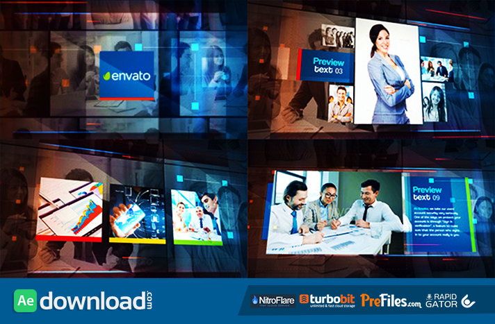 Corporate Promo & Slideshow Free Download After Effects Templates