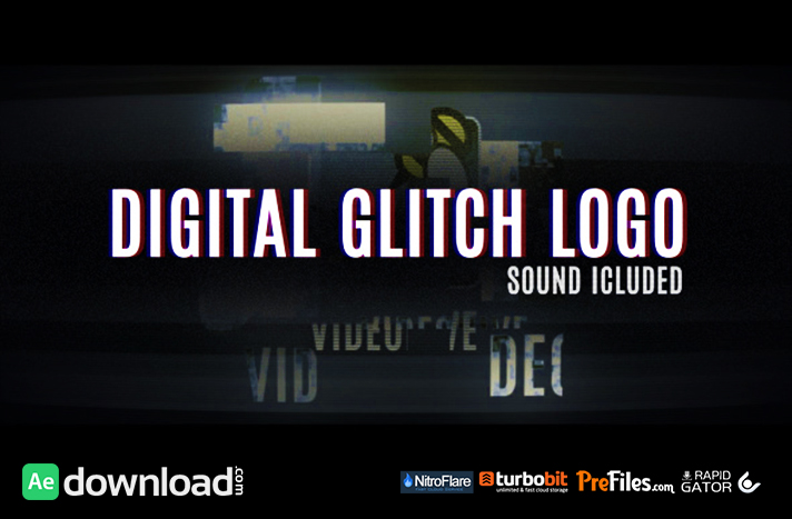 Digital Glitch Logo Free Download After Effects Templates