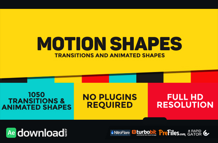 Dynamic Shapes - Animated Shape Layer Elements Free Download After Effects Templates