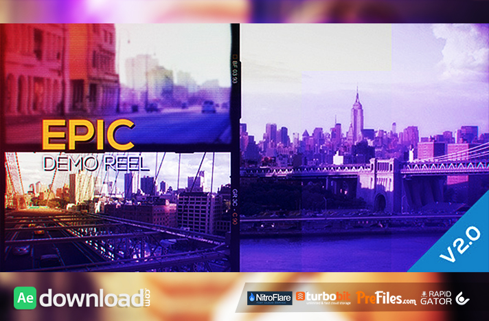 Epic Demo Reel Free Download After Effects Templates