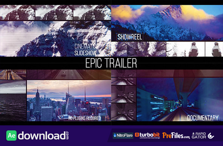 Epic Trailer Free Download After Effects Templates