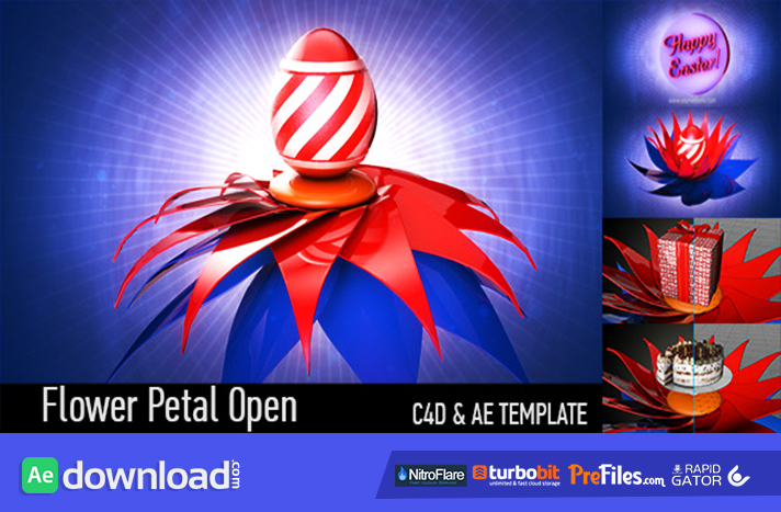 Flower Petal Open Free Download After Effects Templates