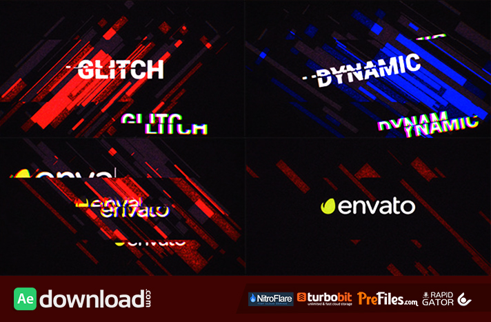 GLITCH LOGO OPENER Free Download After Effects Templates