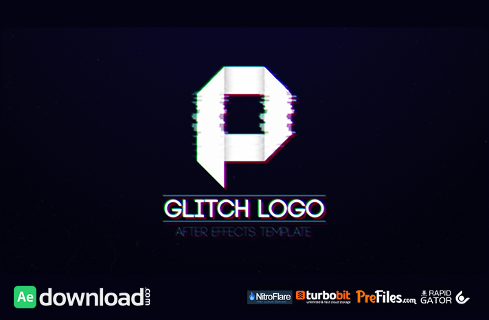 Glitch Logo Free Download After Effects Templates