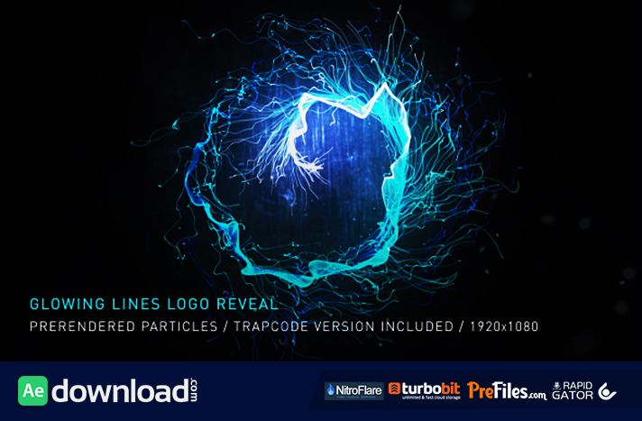 Glowing Lines Logo Reveal Free Download After Effects Templates
