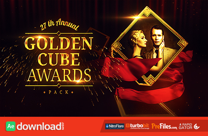 Golden Cube - Awards Pack Free Download After Effects Templates
