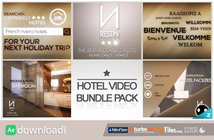 Hotel Video Bundle Pack Free Download After Effects Templates