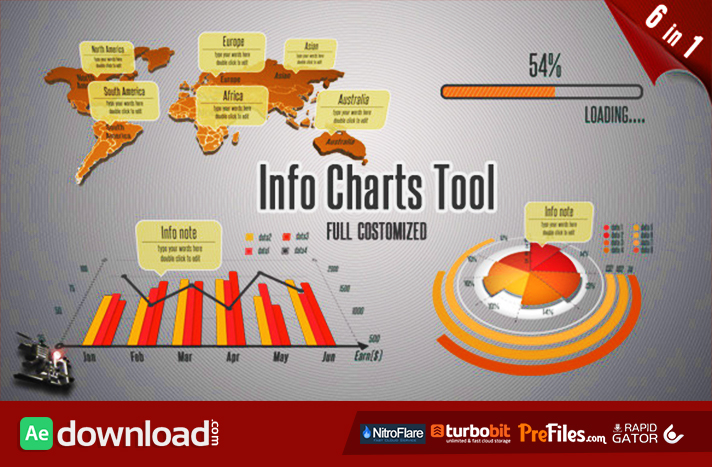 Info Charts Tool Free Download After Effects Templates