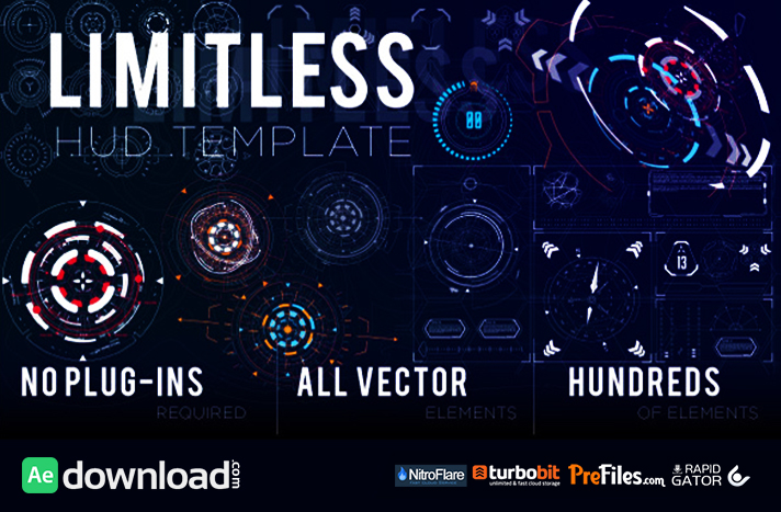 Limitless HUD Template Free Download After Effects Templates