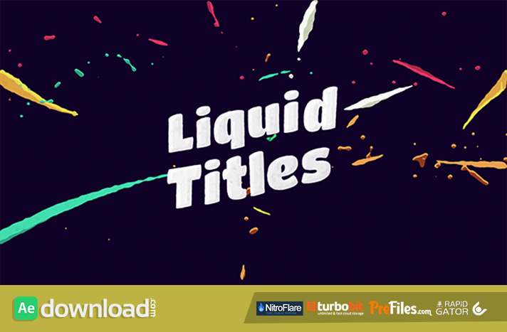 Liquid Animation Titles Free Download After Effects Templates-Recovered