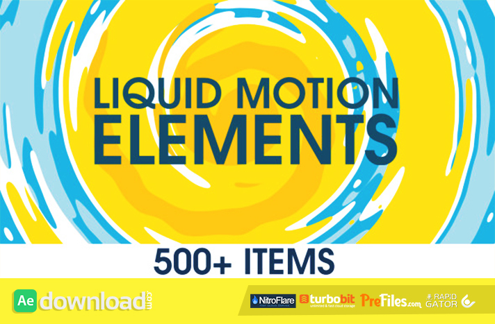 Liquid Motion Elements Free Download After Effects Templates