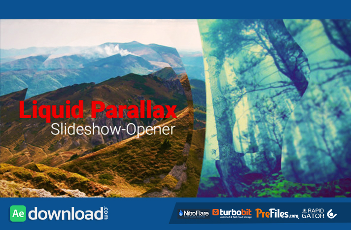 Liquid Parallax - Slideshow Opener Free Download After Effects Templates