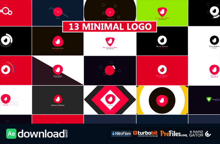 Minimal Logo Reveal Pack Free Download After Effects Templates