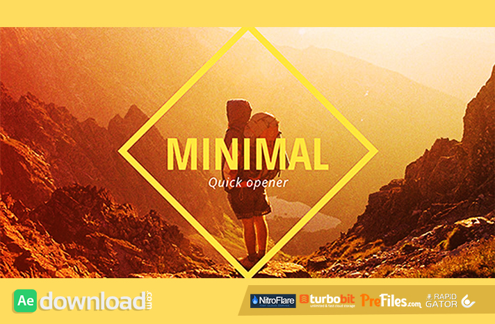 Minimal Opener Slideshow Free Download After Effects Templates