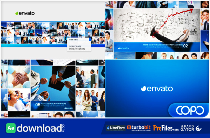 Multi Video Corporate Presentation Free Download After Effects Templates