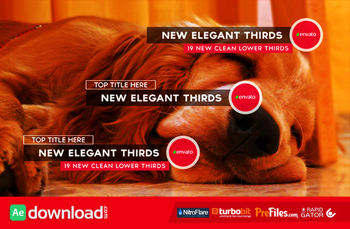 New Elegant Thirds Free Download After Effects Templates