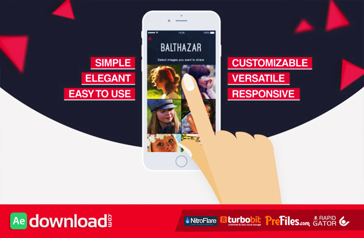 Parallax Mobile App Video Presentation Free Download After Effects Templates