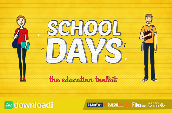 School Days Toolkit Free Download After Effects Templates