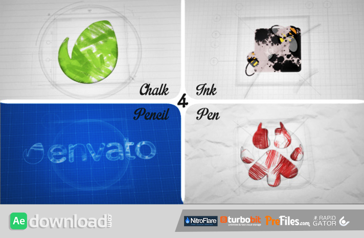 Sketch and Ink Logo Free Download After Effects Templates