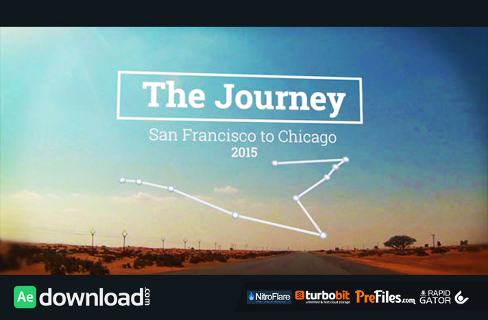 The Journey Map Slideshow Free Download After Effects Templates