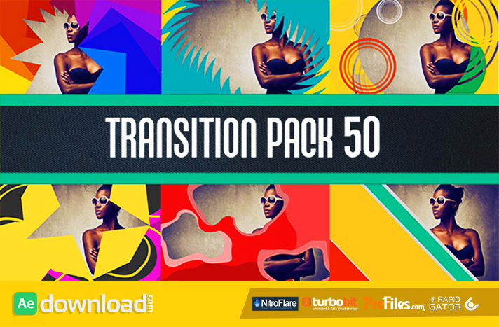 Transition pack 50 Free Download After Effects Templates