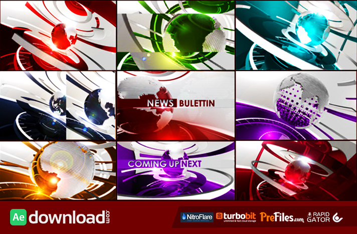 broadcast design news id videohive after effects template free download