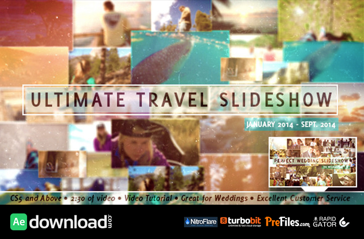 Ultimate Travel Slideshow Free Download After Effects Templates