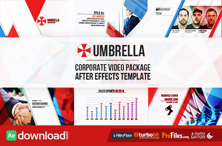Umbrella - Corporate Video Package Free Download After Effects Templates