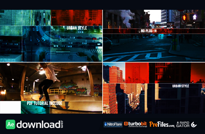 Urban Style Dynamic Opener Free Download After Effects Templates