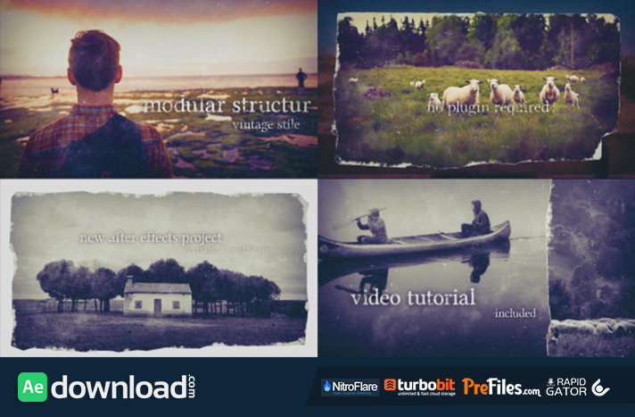 Vintage Frames - Old Photo Free Download After Effects Templates