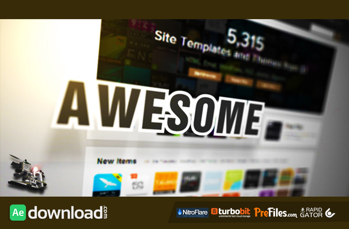 Website Webpage Wordpress PromotionFree Download After Effects Templates