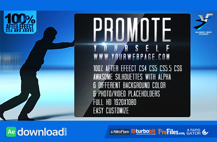 after effects product promo templates free download