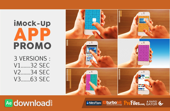 iMock-Up App Promo Free Download After Effects Templates