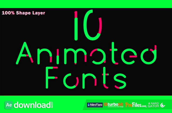 10 Animated Fonts