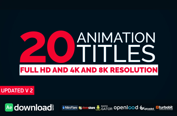 20 Title Animation free download (videohive template)