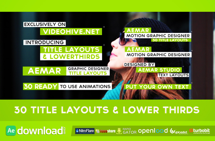 30 Text Layouts & Lower Thirds