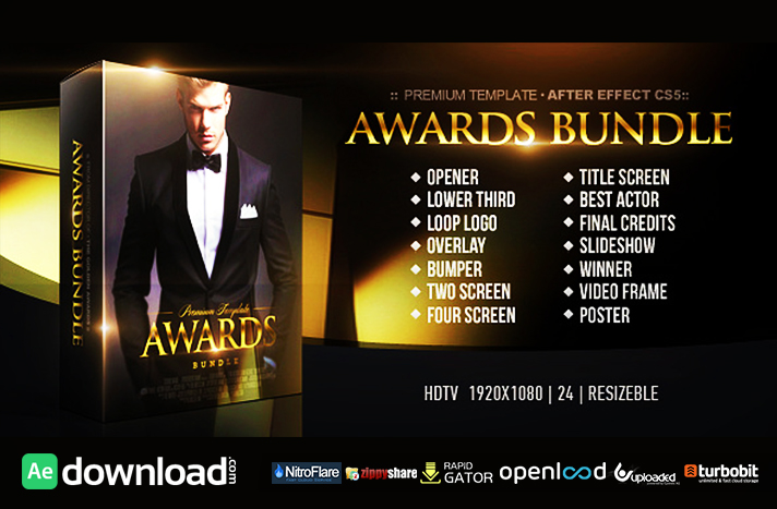 Awards Bundle free after effects templates