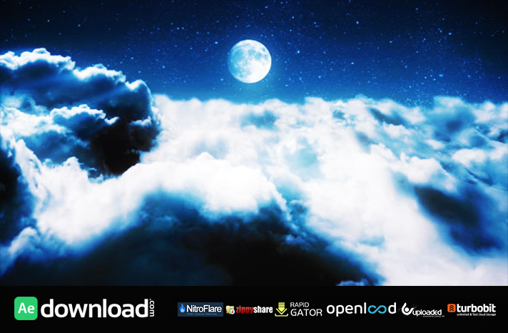 Clouds in a Night Sky free download (videohive template)