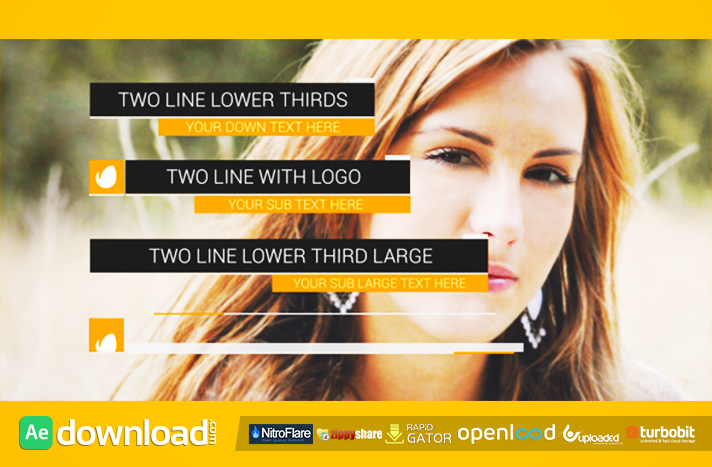 Dynamic Lower Thirds free download (videohive template)