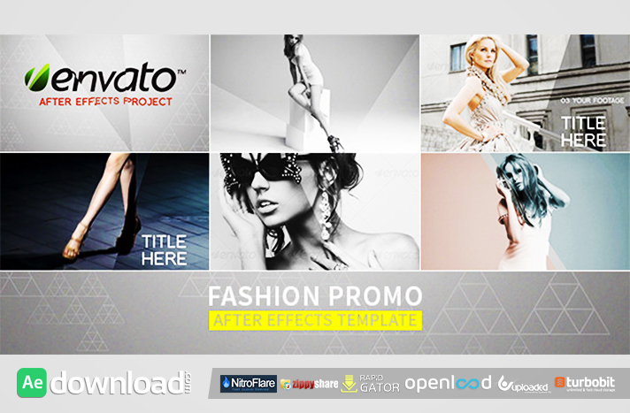 download free fashion promo event template after effects