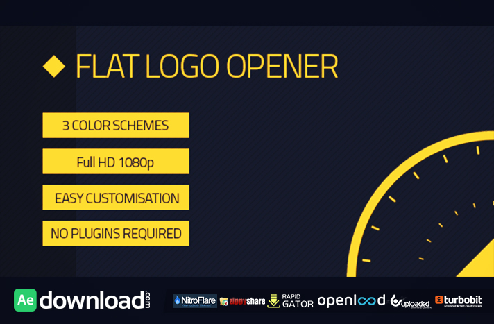 Flat Logo Opener free download