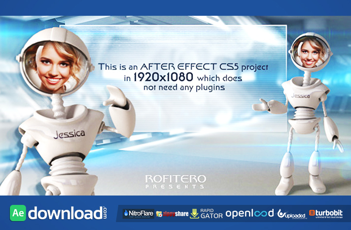 I Robot free after effects templates