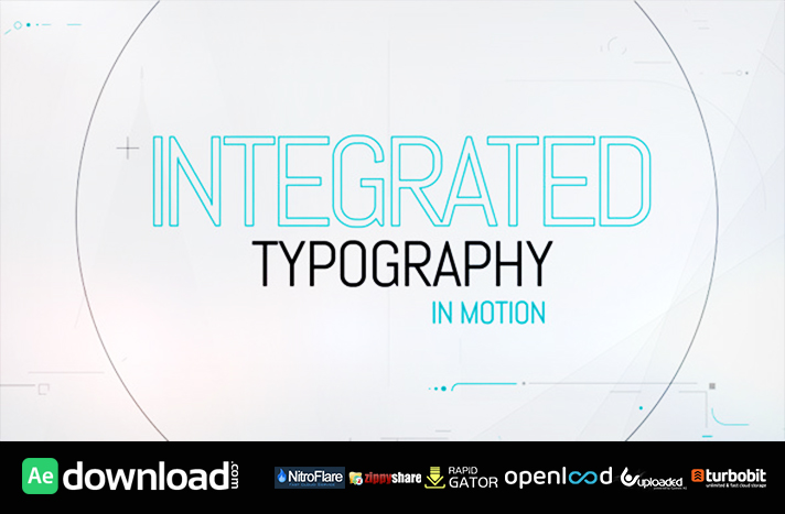 Integrated Typography free download (videohive template)